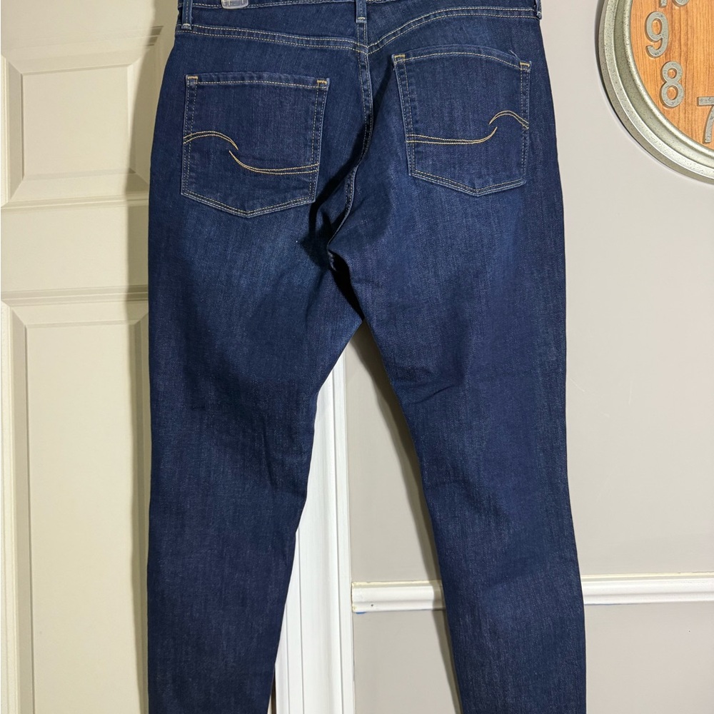 Signature by Levi Strauss Dark Blue High Rise Women's Jeans - Picture 3 of 4